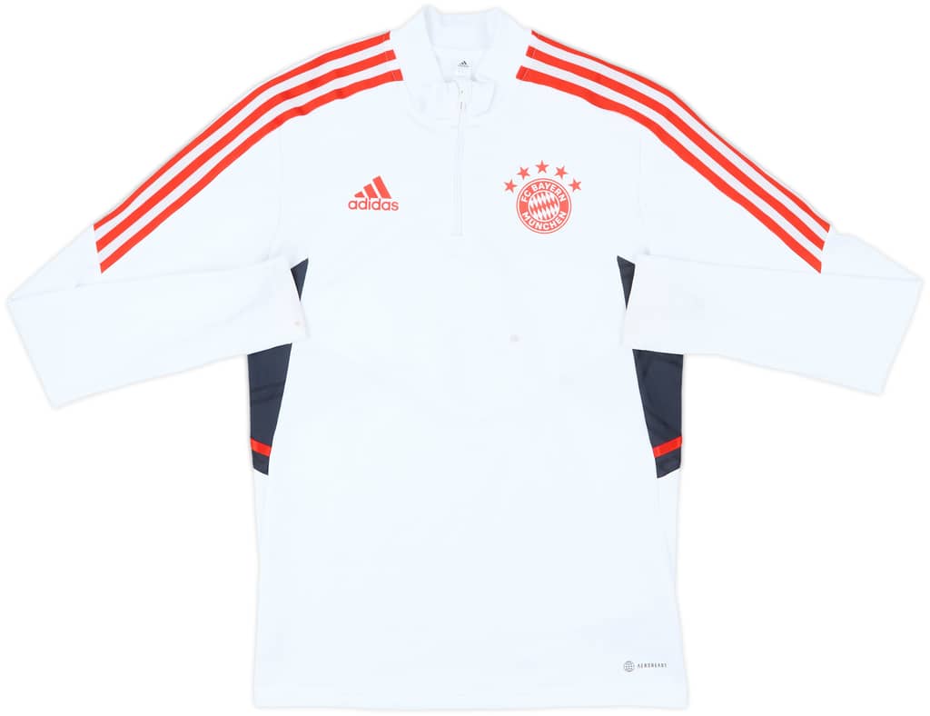 2022-23 Bayern Munich adidas 1/4 Zip Training Top - 6/10 - (S)