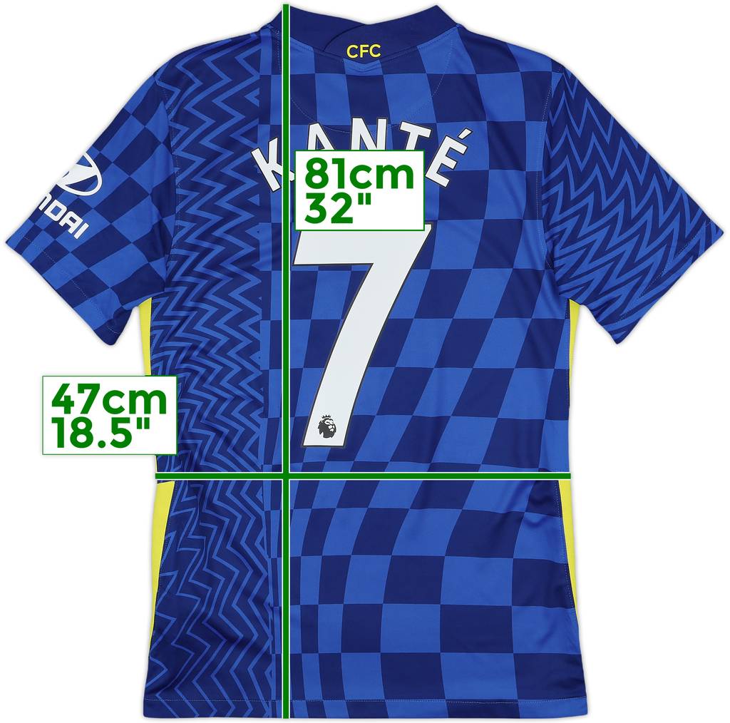 2021-22 Chelsea Home Shirt Kante #7 - 7/10 - (S)