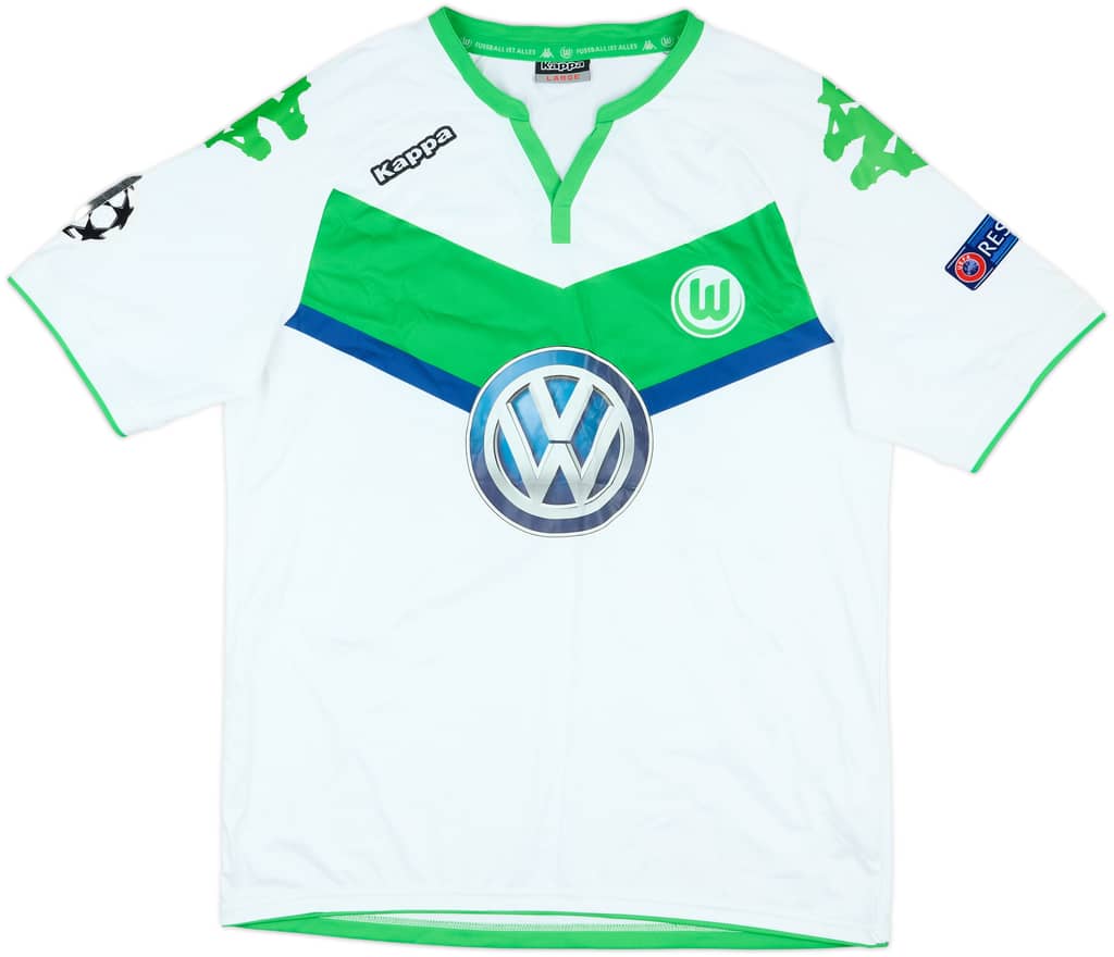 2015-16 Wolfsburg Champions League Home Shirt Felipe #26 - 6/10 - (L)