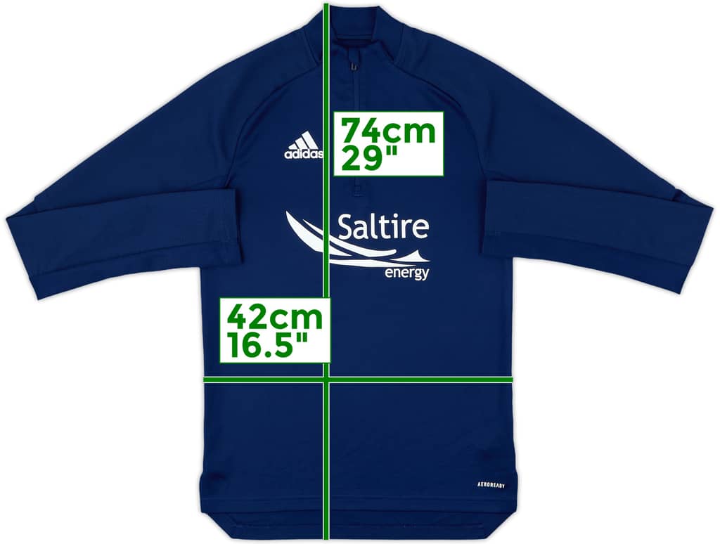 2020-21 Aberdeen adidas 1/4 Zip Training Top - 8/10 - (XS)