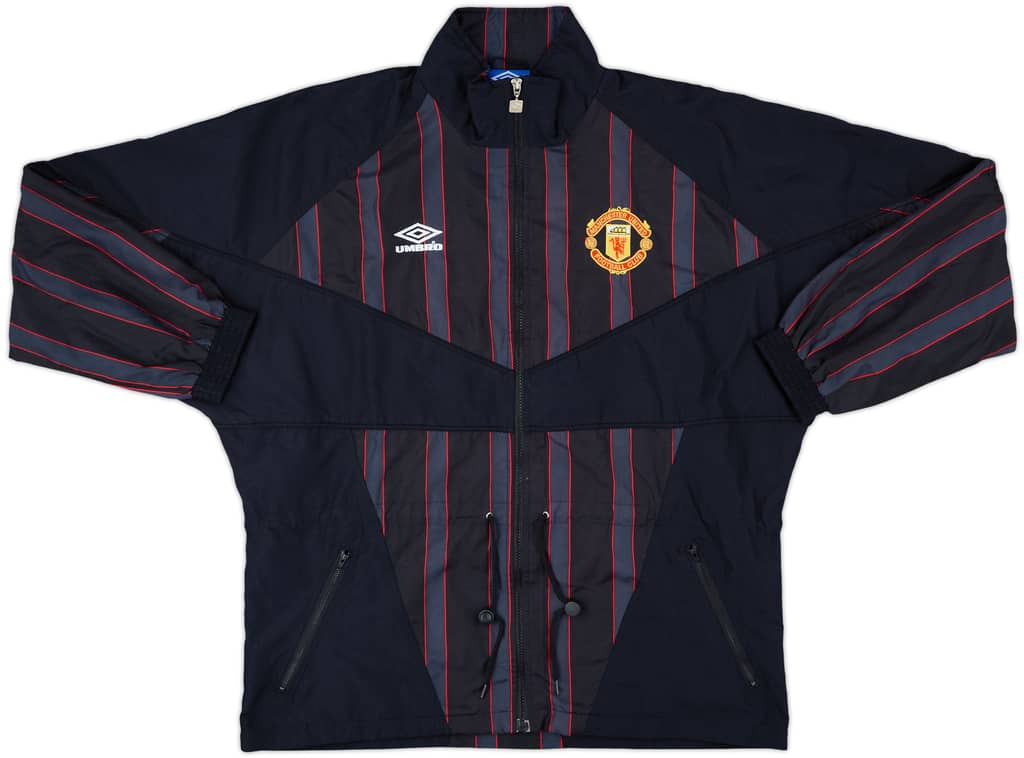 1996-97 Manchester United Umbro Track Jacket - 8/10 - (XL)