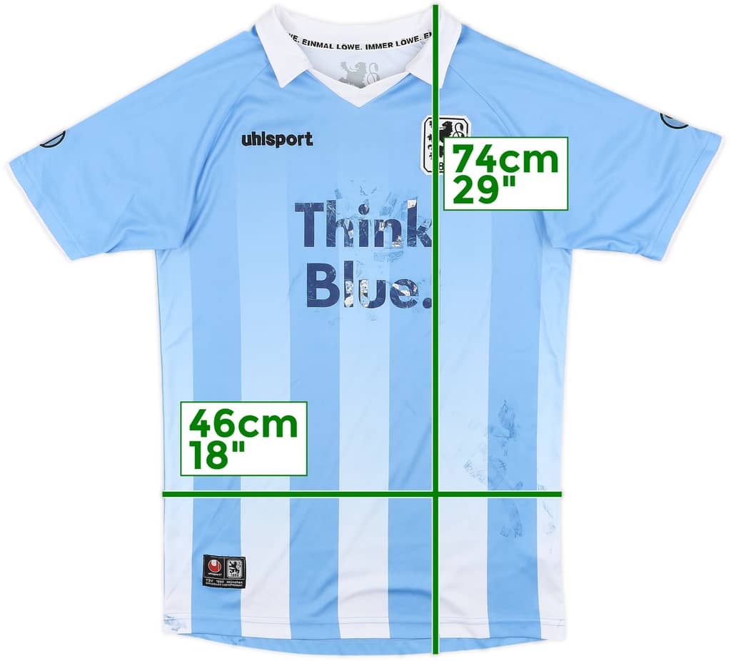 2013-14 1860 Munich Home Shirt - 3/10 - (S)