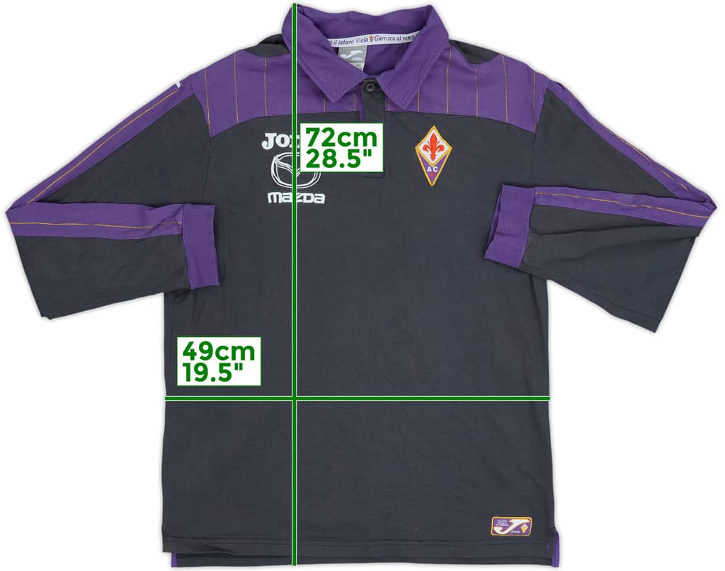 2012-13 Fiorentina Joma Polo L/S Shirt - 6/10 - (XL)