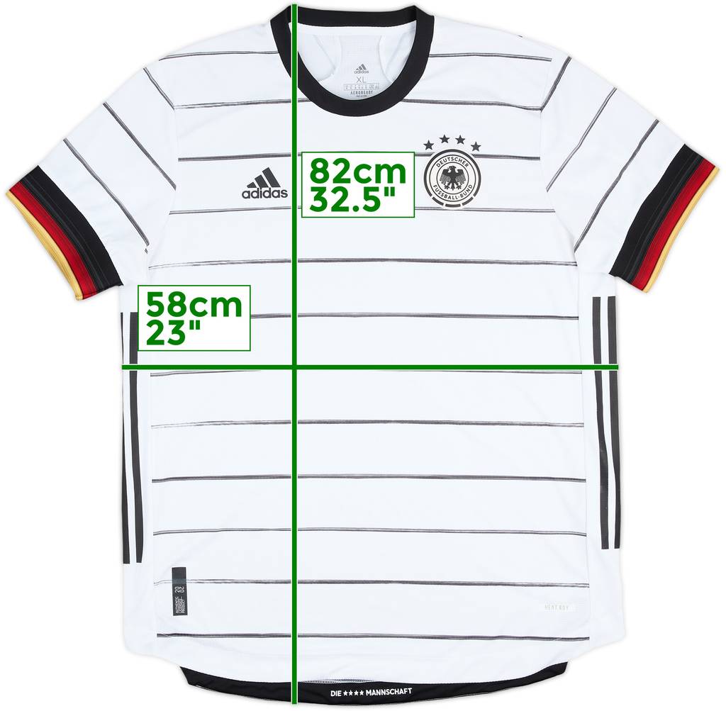 2020-21 Germany Authentic Home Shirt - 9/10 - (XL)