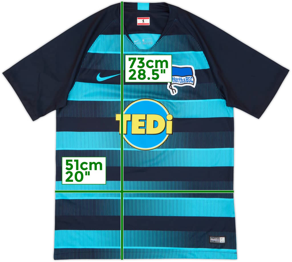 Camiseta de visitante del Hertha Berlin 2018-19 - 9/10 - (M)