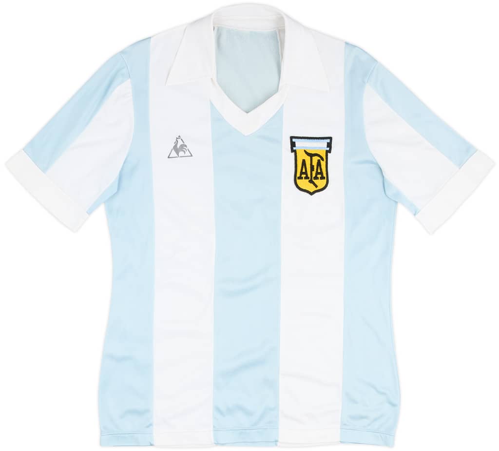 Camiseta de local de Argentina 1980-82 - 8/10 - (M)