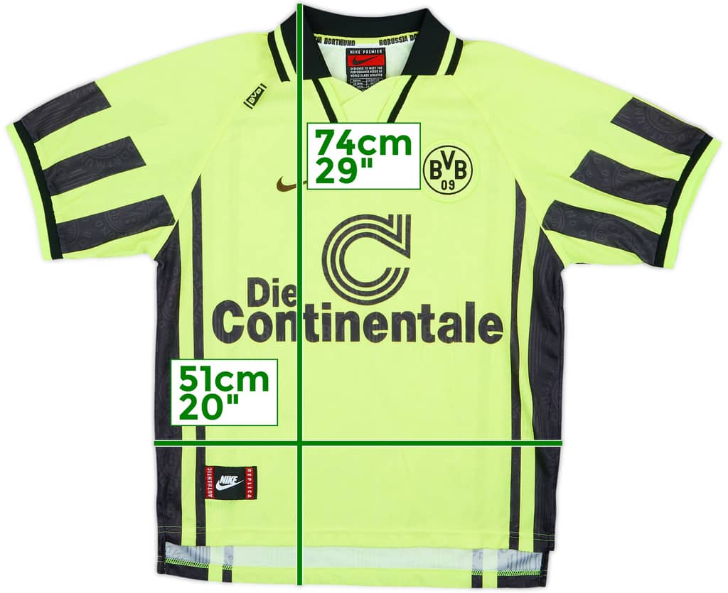 1996-97 Borussia Dortmund Home Shirt - 9/10 - (M)