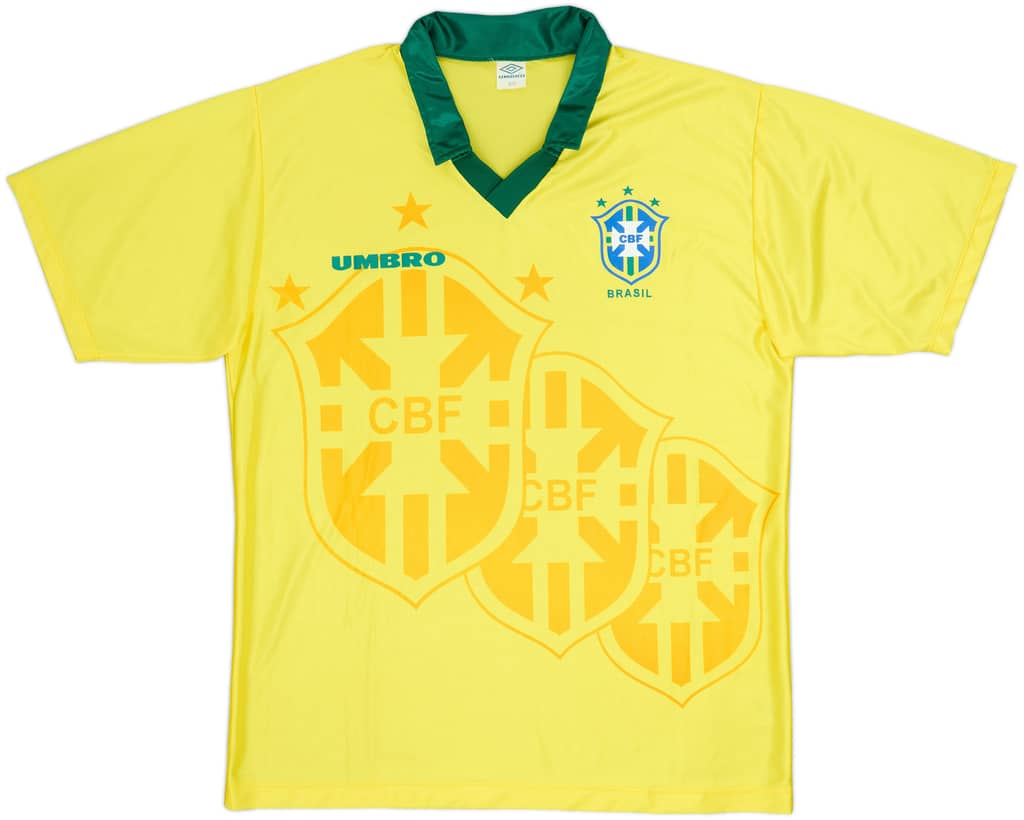 1994 Brazil Home Shirt - 8/10 - (XXL)