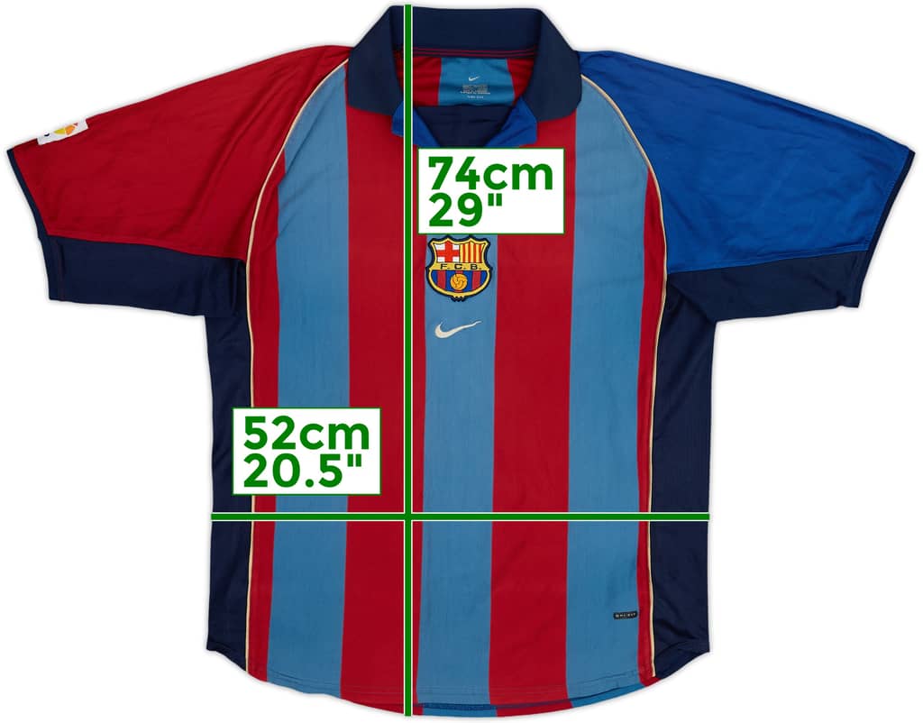 2001-02 Barcelona Home Shirt - 5/10 - (L)