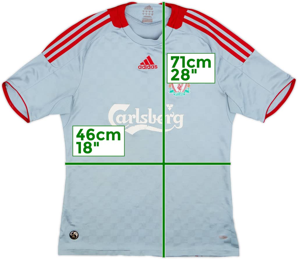 Camiseta de visitante del Liverpool 2008-09 - 5/10 - (M)