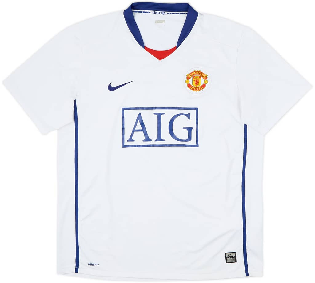 2008-10 Manchester United Away Shirt - 5/10 - (L)