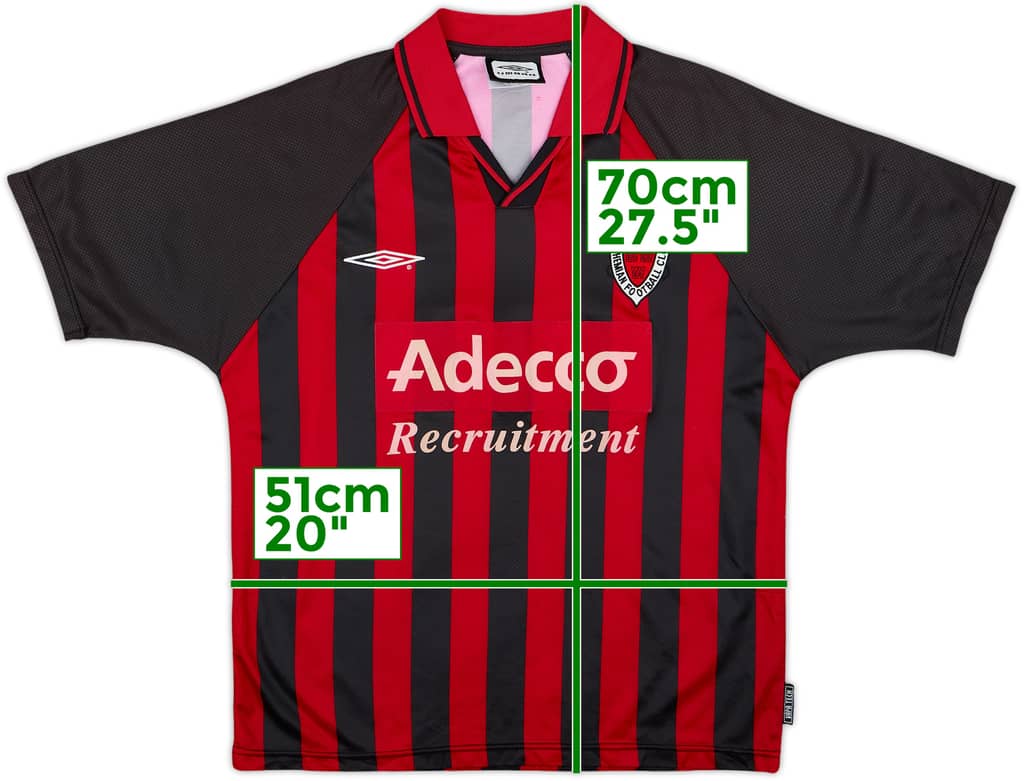 2001-02 Bohemian Maillot domicile - 8/10 - (Y)