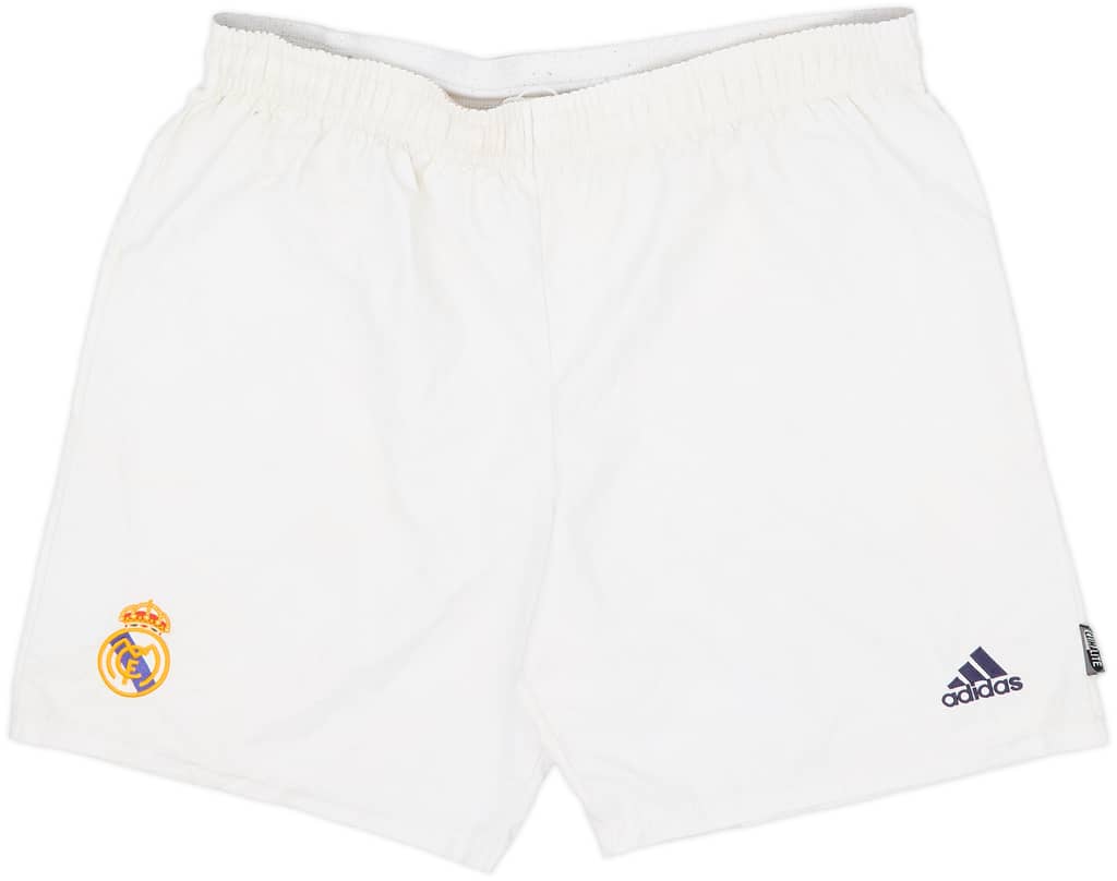 2001-02 Real Madrid Home Shorts - 5/10 - (XL)