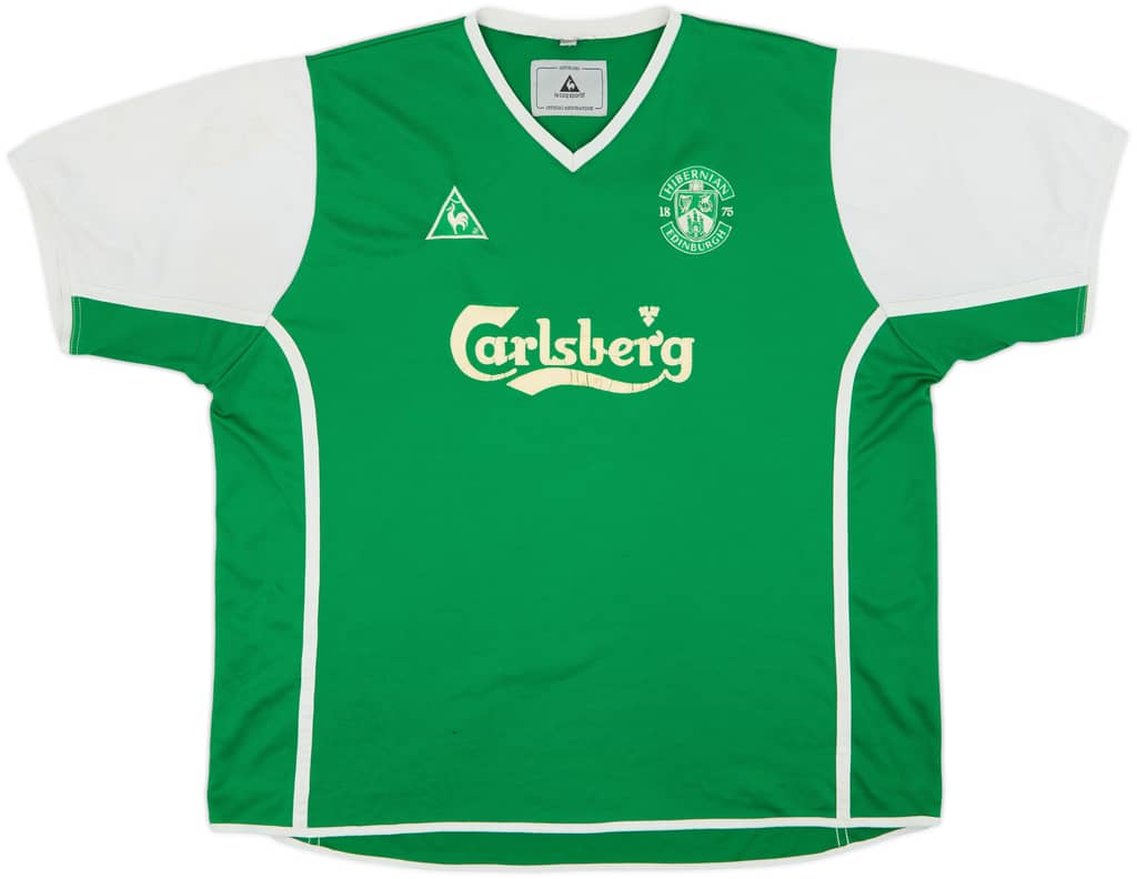 2002-03 Hibernian Home Shirt - 4/10 - (XL)