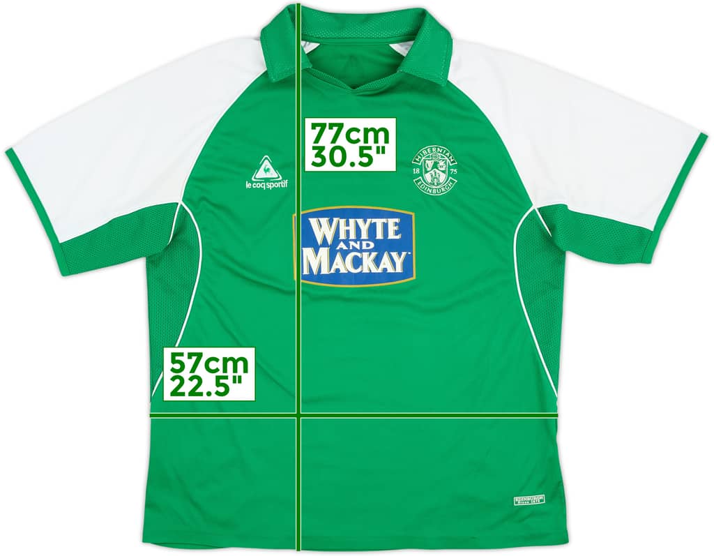 2005-06 Hibernian Home Shirt - 6/10 - (XL)