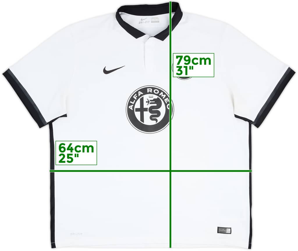 2015-16 Eintracht Frankfurt Away Shirt - 6/10 - (XXL)
