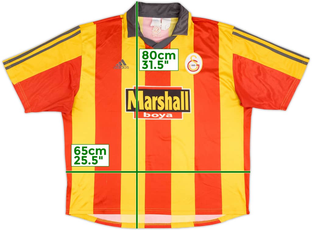 Camiseta de local del Galatasaray 1999-00 - 5/10 - (XL)