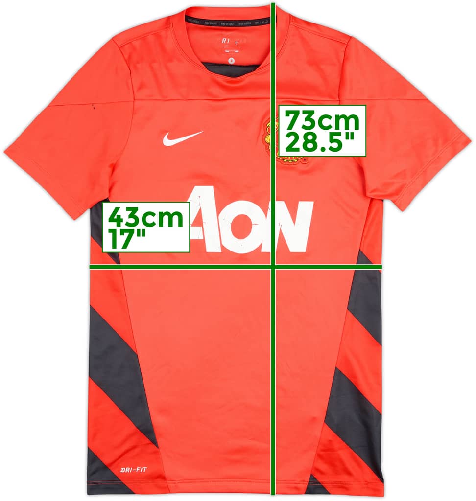 2013-14 Manchester United Nike Training Shirt - 5/10 - (S)