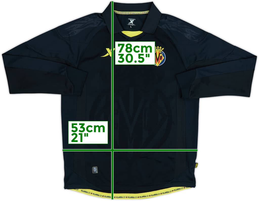 2012-13 Villarreal Away L/S Shirt - 9/10 - (L)