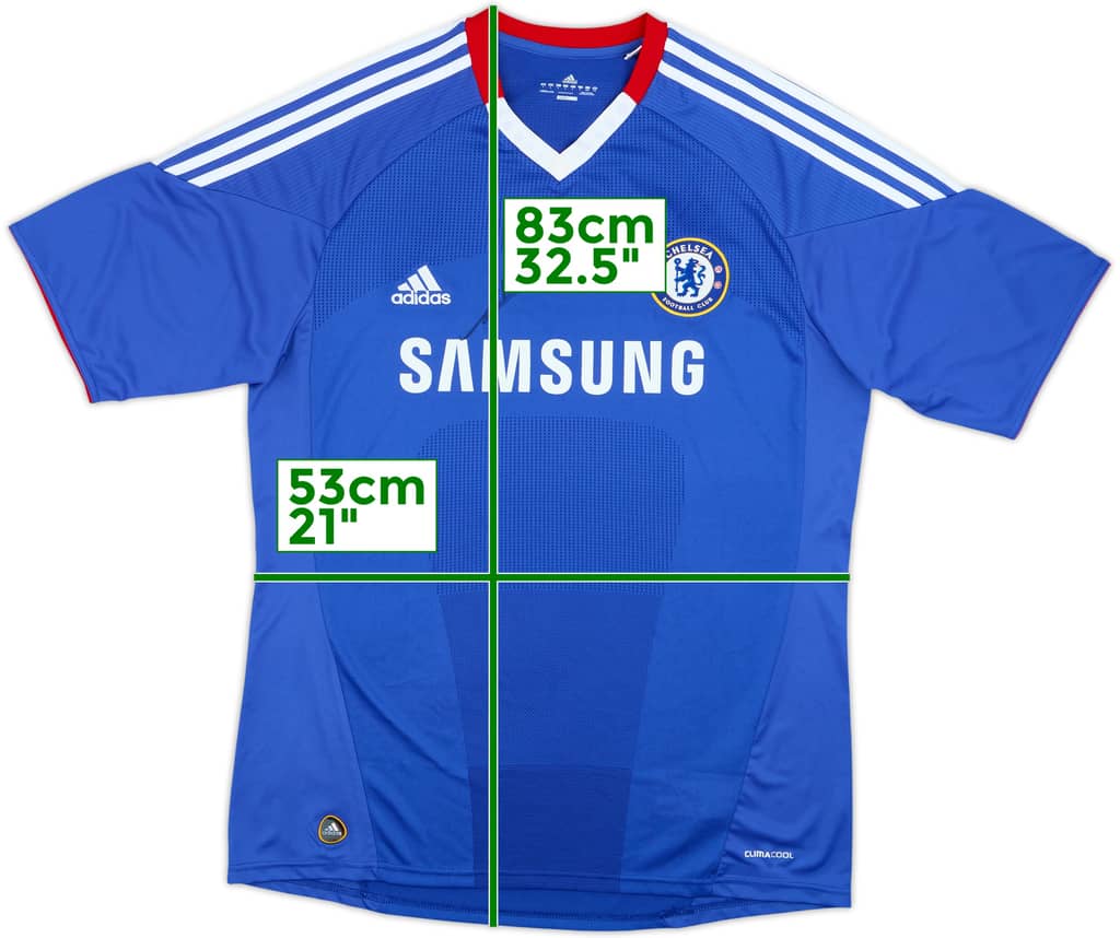 2010-11 Chelsea Signed Home Shirt - 9/10 - (L)