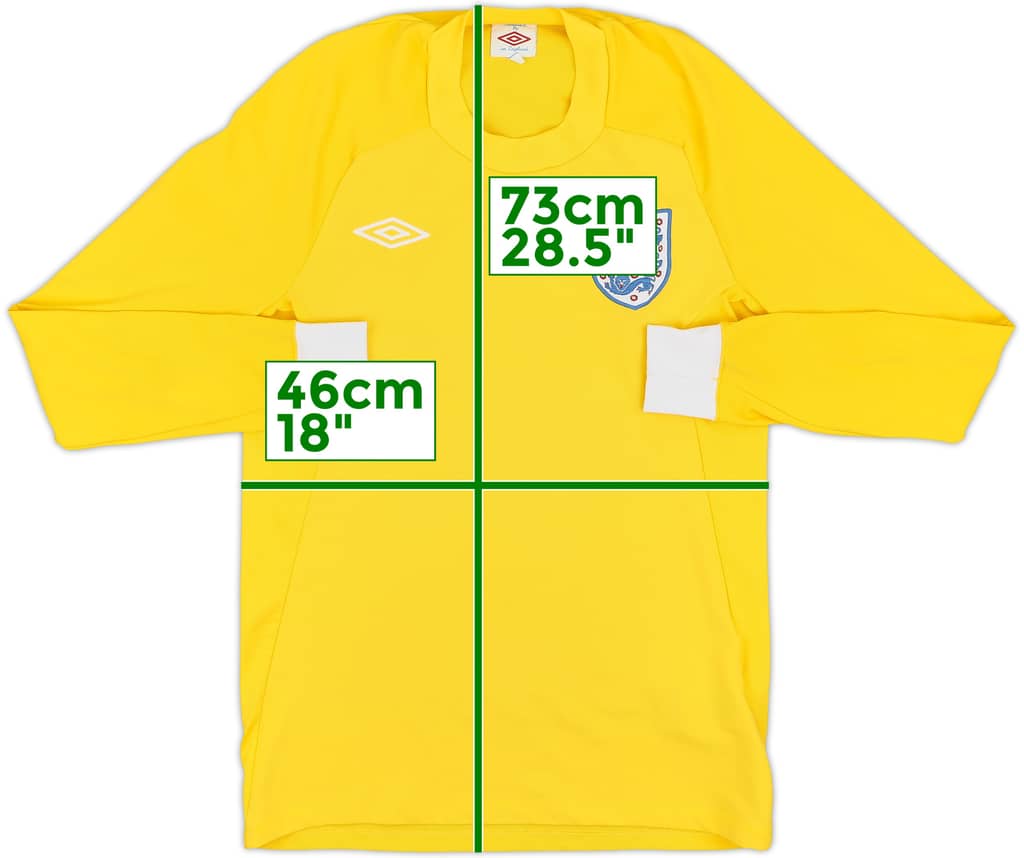 2010-11 England GK Shirt - 8/10 - (S)