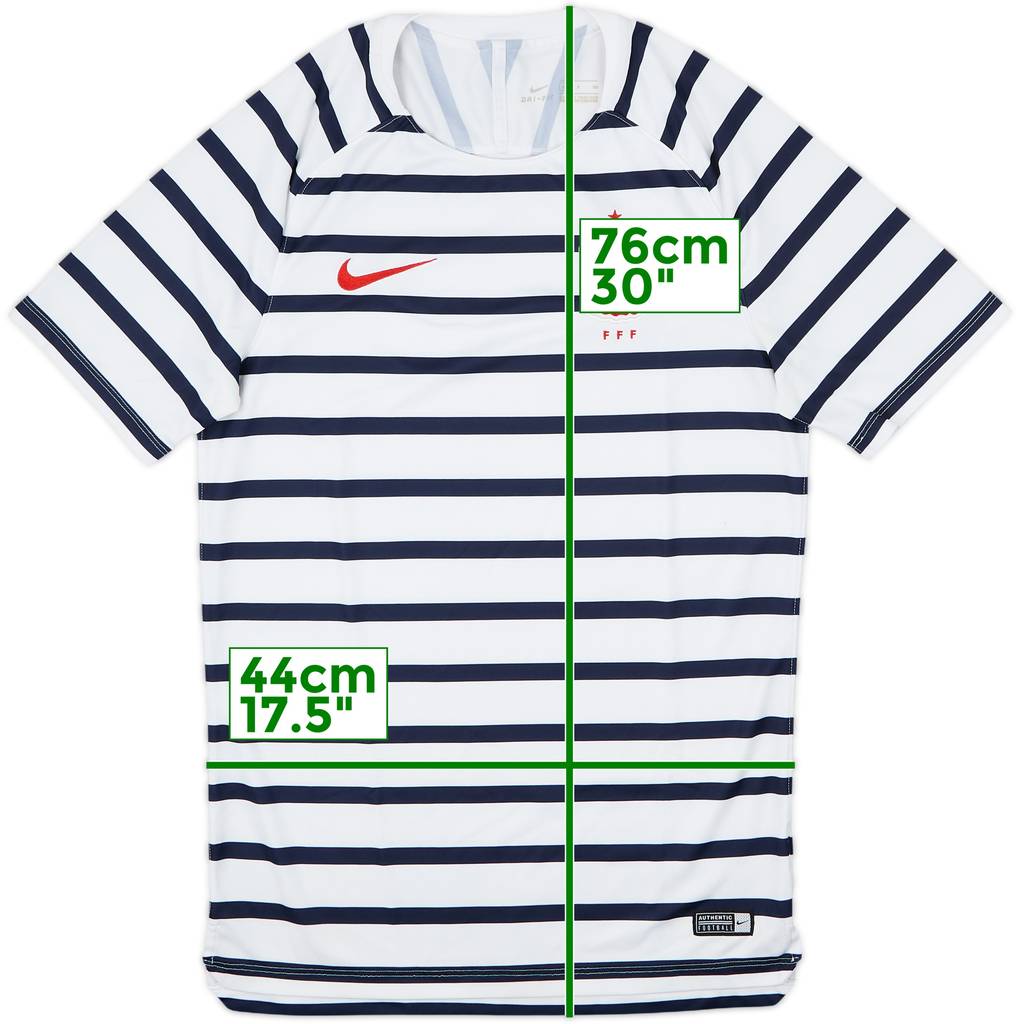2018-19 Francia Nike Camiseta de Entrenamiento - 9/10 - (S)
