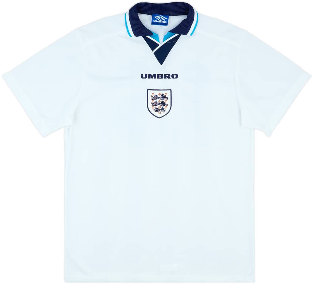 1995-97 England Match Issue Home Shirt #16
