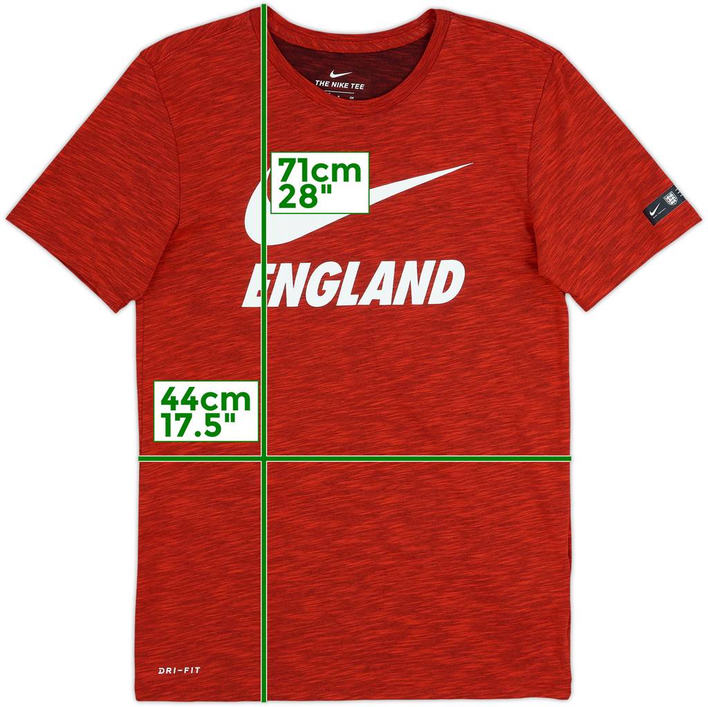 2018-19 England Nike Cotton Tee - 7/10 - (S)