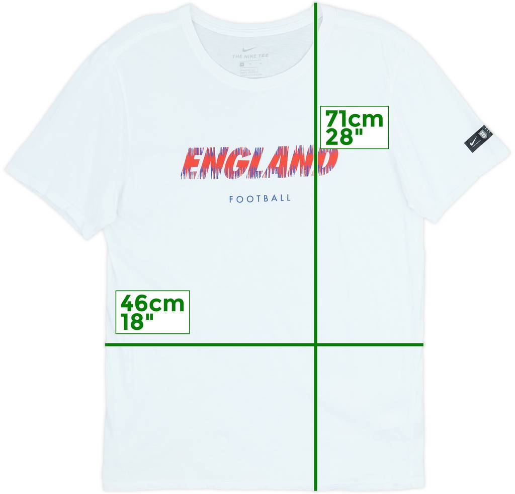 2018-19 England Nike Cotton Tee - 9/10 - (M)