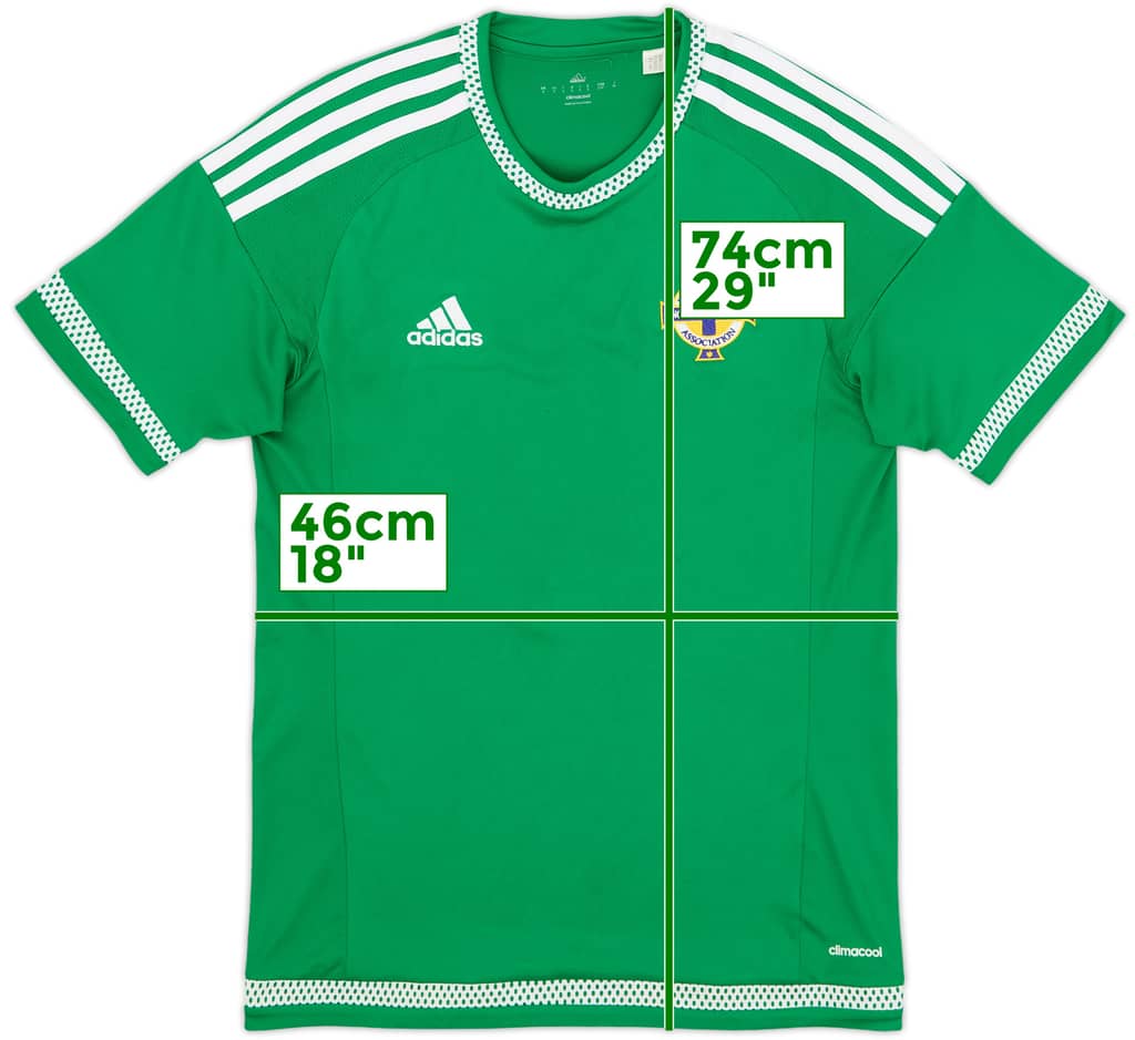 2015 Northern Ireland Home Shirt - 9/10 - (S)