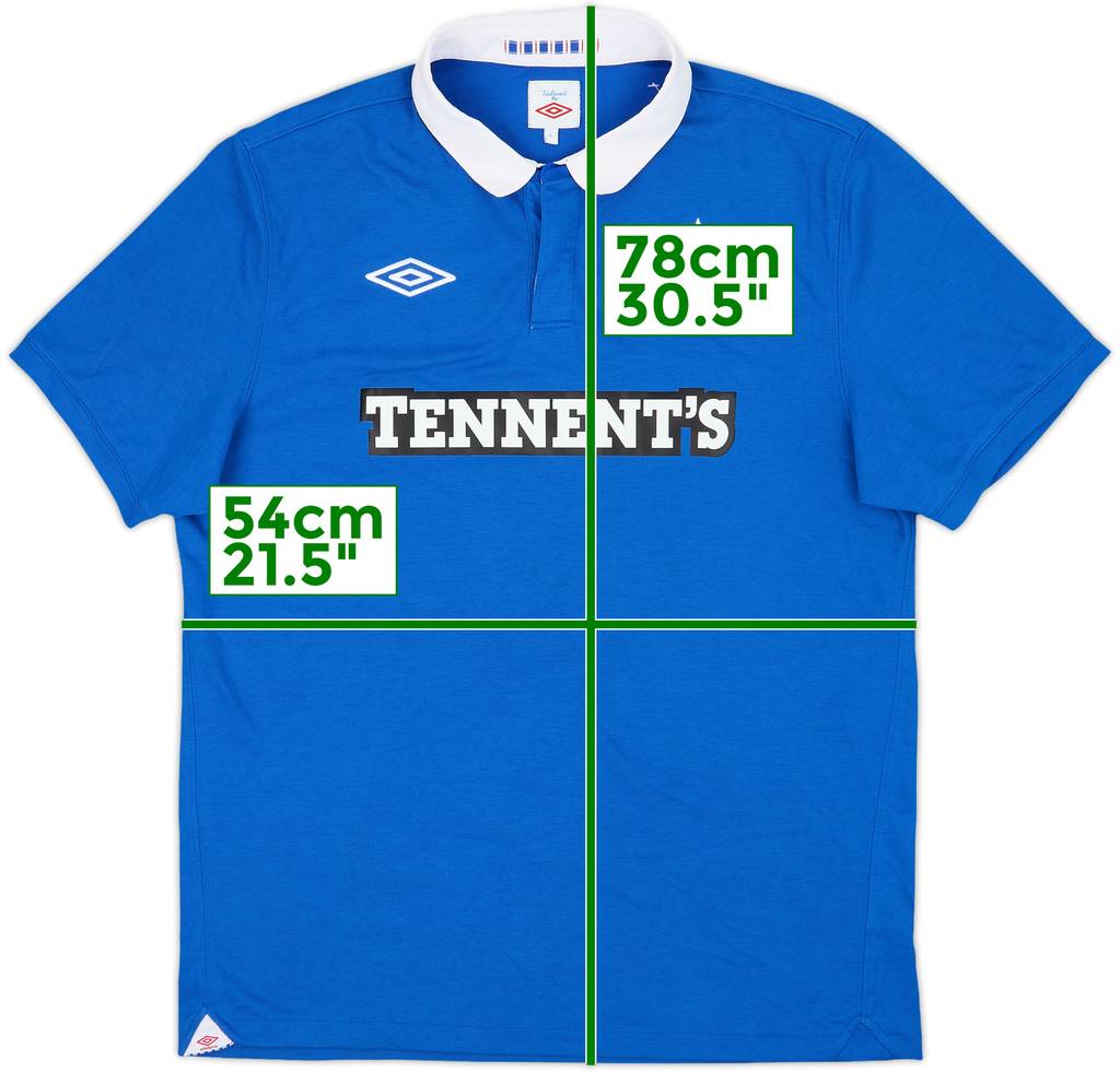 2010-11 Rangers Home Shirt - 9/10 - (L)