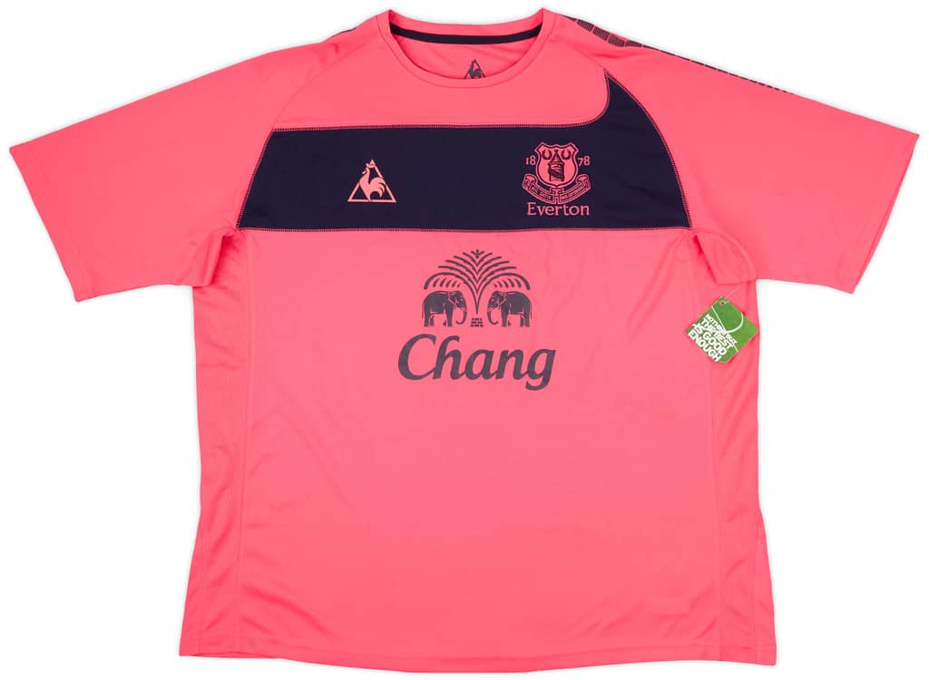 2010-11 Everton Away Shirt Baines #3 (XXL)