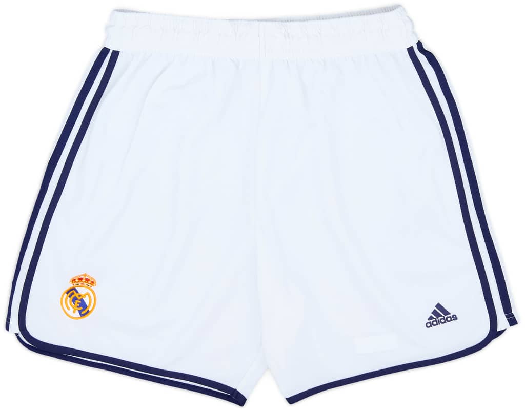 2000-01 Real Madrid Home Shorts - 9/10 - (L)