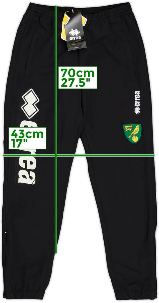 2013-14 Norwich Errea Track Pants/Bottoms (XL.Boys)