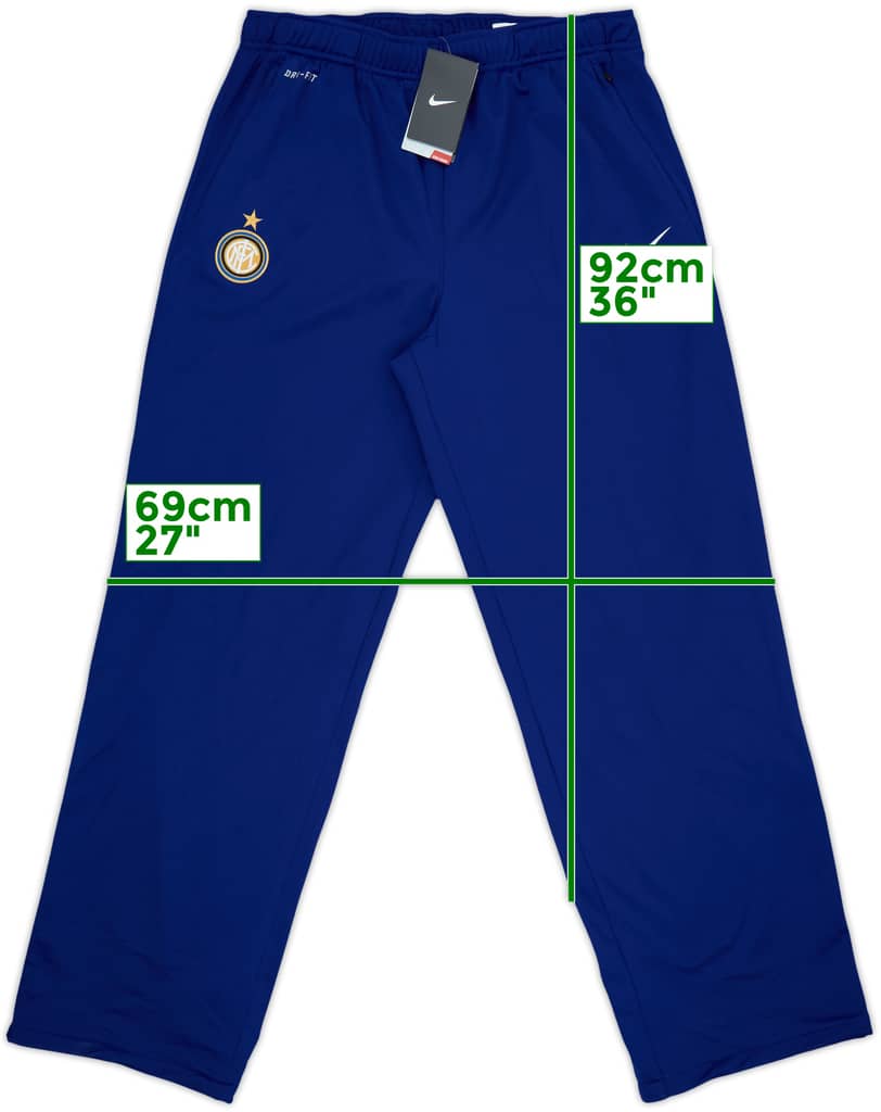 2012-13 Inter Milan Nike Track Pants/Bottoms (L)