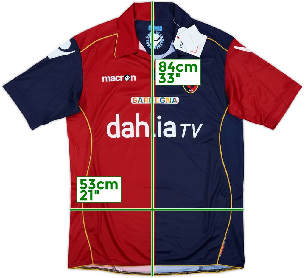 2010-11 Cagliari Home Shirt (L)