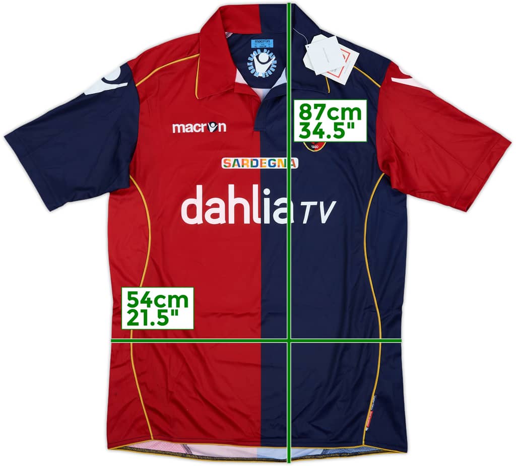 2010-11 Cagliari Home Shirt (XL)