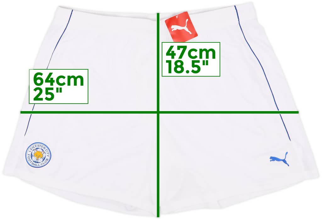 2016-17 Leicester Third Shorts (XXL)