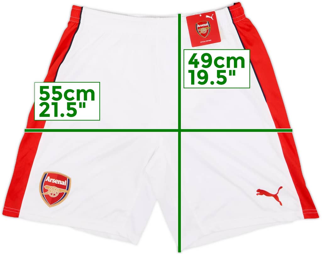 2016-17 Arsenal Home Shorts (M)