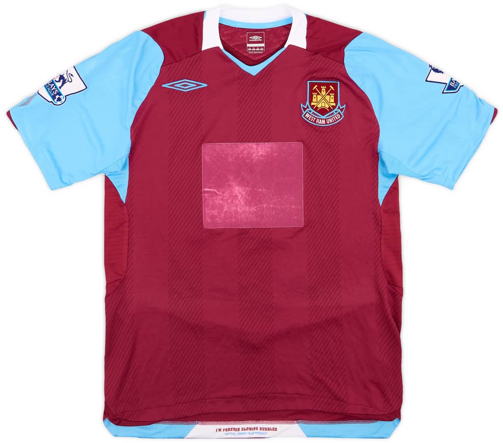 2008-09 West Ham Match Issue Home Shirt Di Michele #32