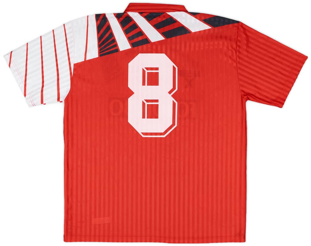 1995-96 Neuchatel Xamax Match Worn UEFA Cup Home Shirt #8 (Rothenbuhler)