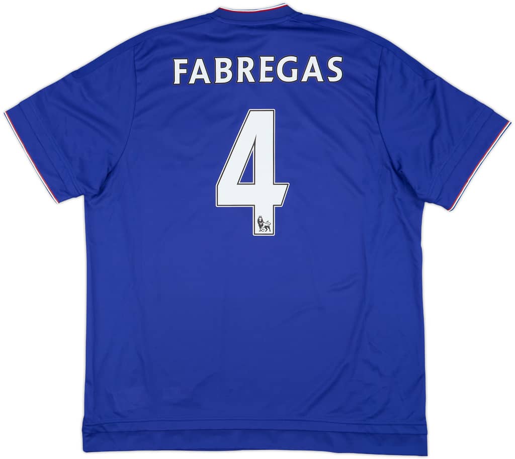 2015-16 Chelsea Home Shirt Fabregas #4 (XL)