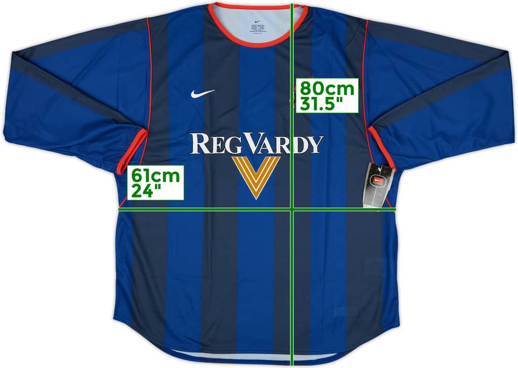 2001-02 Sunderland Away L/S Shirt (XL)