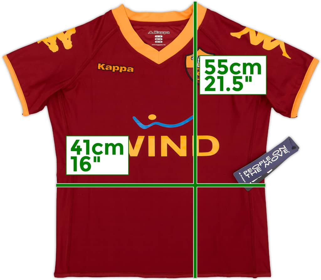 2009-10 Roma Home Shirt (Women's M)