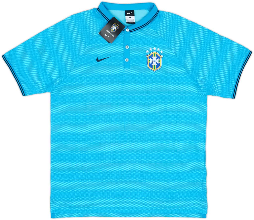 2014-15 Brazil Nike Polo Shirt (XL)