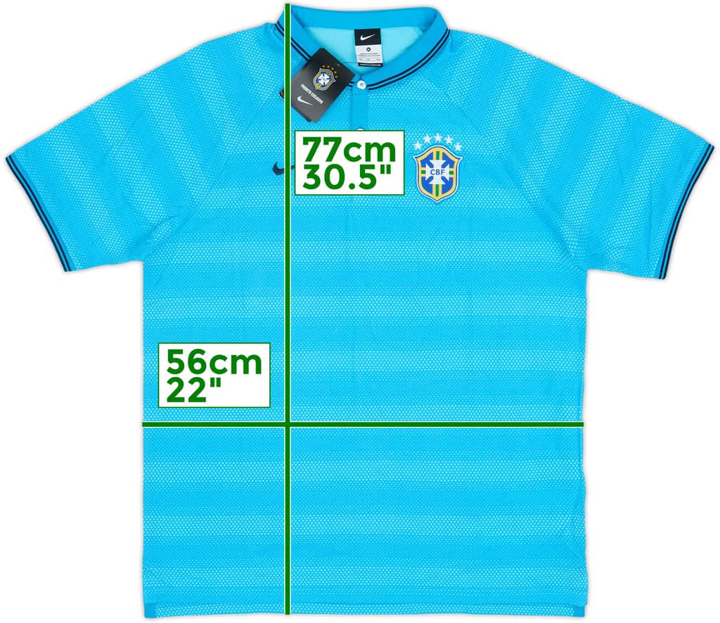 2014-15 Brazil Nike Polo Shirt (XL)