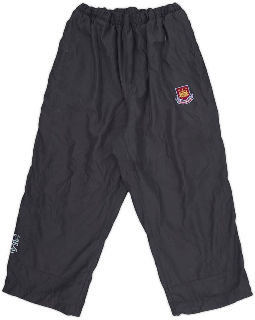 2002-03 West Ham Fila Track Pants/Bottoms - 4/10 - (M)