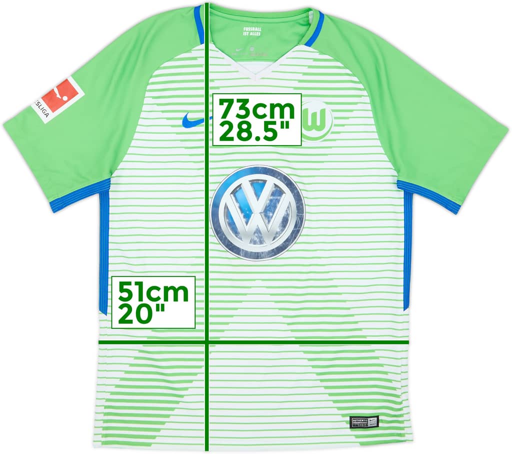 2017-18 Wolfsburg Home Shirt - 5/10 - (M)