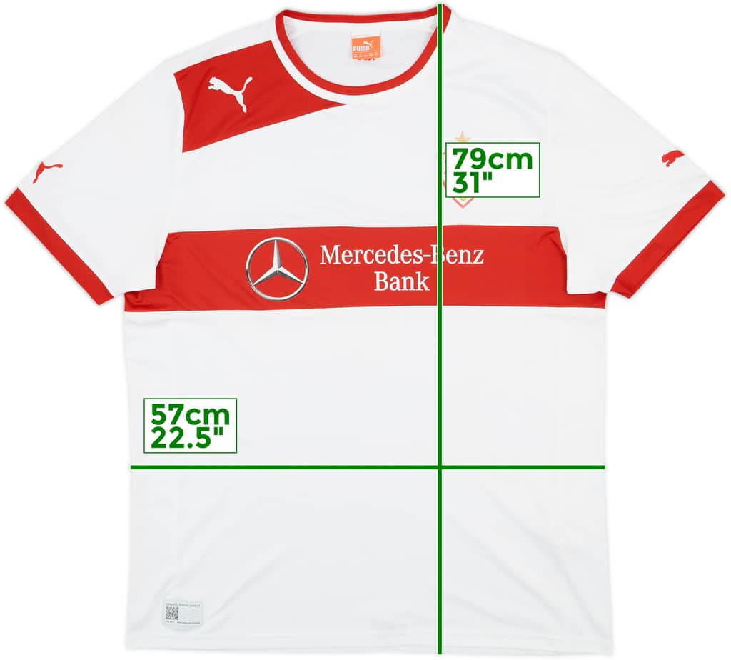 2012-13 Stuttgart Home Shirt - 7/10 - (XXL)