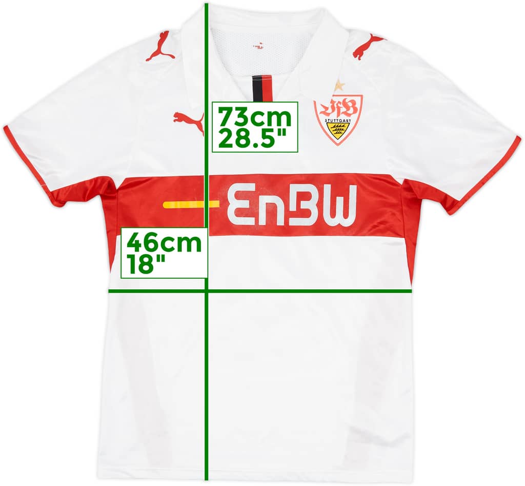 2008-09 Stuttgart Home Shirt - 8/10 - (M)